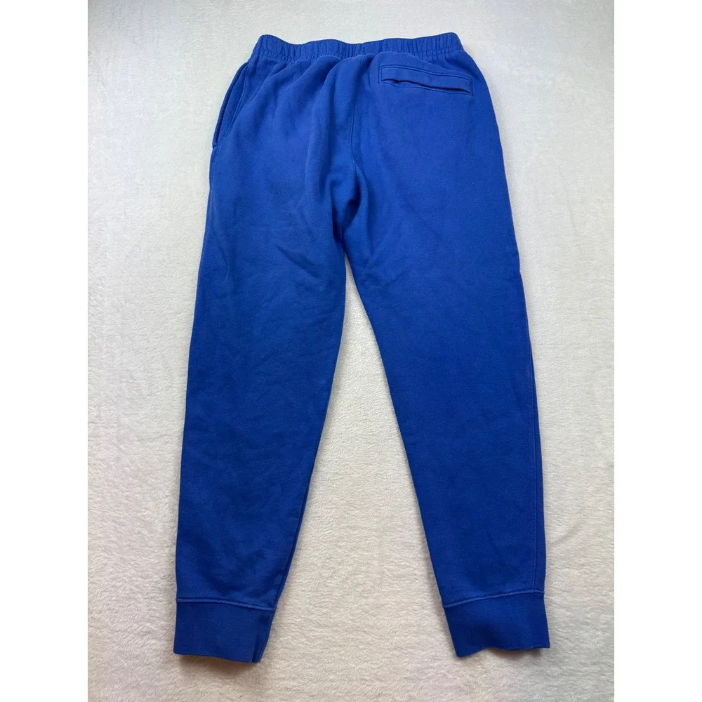 Nike Mens Sportswear Club Fleece Sweatpants Royal Blue Joggers Size Medium